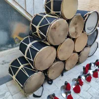 سنج و دمامه هئیت|سازهای سنتی|کاشان, آیت الله سعیدی|دیوار