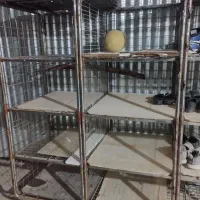 قفسه ۱۲طبقه چرخ دار
