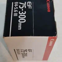 لنز کنون ، ۷۵-۳۰۰|دوربین عکاسی و فیلم‌برداری|تهران, نیروی هوایی (پیروزی)|دیوار