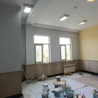 نقاش ساختمان نقاشی اکریلیک روغنی پلاستیک رنگ کار