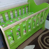 تخت کودک mdf ترک با تشک