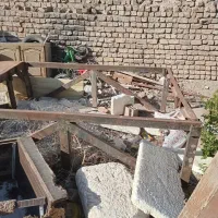 یک عدد باربند نیسان آهن کش ویک عددکفی وانت بار|قطعات یدکی و لوازم جانبی|قم, چهل درخت‎|دیوار