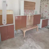 کابینت فلزی به همراه لگن ظرفشویی وهود آشپزخانه|جاکفشی، کمد، دراور|خوی, |دیوار