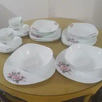 سرویس ۱۲نفره ارکوپال در حد نو مناسب جهیزیه|ظروف سرو و پذیرایی|شاهین‌شهر, گرگاب|دیوار