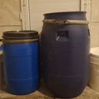 فروش بشکه و سطل در حد نو