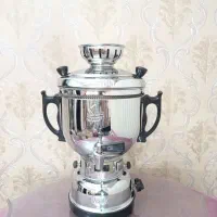 سماور گازی ۶لیتر آکبند برنز اصل تابناک قدیمی ضخیم|سماور، چایساز، قهوهساز|تبریز, |دیوار