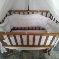 تخت گهواره ای کودک|تخت و صندلی بچه|قائمشهر, |دیوار