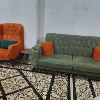 مبل چستر در حد نو سالم ۸ نفره