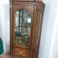 ویترین چوب وبرنجی