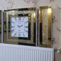 ساعت دیواری پینار آینه ای|ساعت دیواری و تزئینی|چهاردانگه (تهران), |دیوار