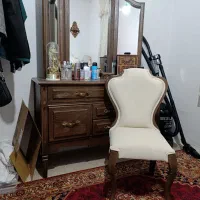 میز آرایش تمام چوب