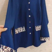 کت و دامن مانتو ژاکارد عبا