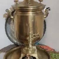 سماور روسی زغالی قدیمی