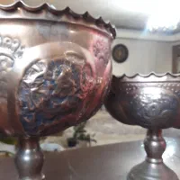 ظرف پذیرایی مسی قلم کاری