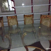 نهارخوری شش نفره|میز و صندلی غذاخوری|آبدانان, |دیوار