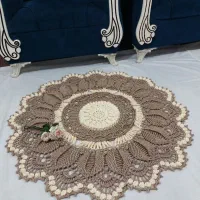 فرشینه مکرومه دستبافت