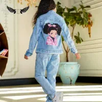 ۴ تیکه جین بقیمت تولید سایز ۱ تا ۱۴ سال|کفش و لباس بچه|رباط‌کریم, رباط‌کریم|دیوار