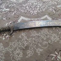 شمشیر ذوالفقار نقره کوب|کلکسیون اشیاء عتیقه|تهران, امام زاده حسن|دیوار