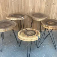 فروش ظرف های چوبی ومیز اسلب گردو|مبلمان خانگی و میز عسلی|قشم, |دیوار