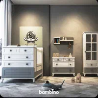 سرویس خواب کودک و نوجوان بامبینو|تخت و سرویس خواب|تبریز, |دیوار