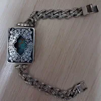 دستبند نقره مردانه بانگین فیروزه|جواهرات|حمیدیا, |دیوار