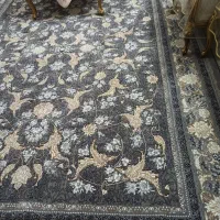 یک عدد فرش 9 متری طوسی کرم