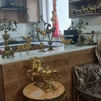 جذاب شیک سیقلی سنگین برنز برنجی اصل زیبا|مجسمه، تندیس، ماکت|قم, پردیسان|دیوار