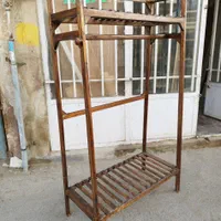 رگال چوبی لباس|مبلمان خانگی و میز عسلی|همدان, |دیوار