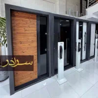 درب ضدسرقت نما کرتین وال،اسپایدر کرکره‌برقی کدM248