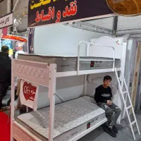 تولیدتخت دو ۲طبقه فلزی وکیوم تولید مشهد تخت