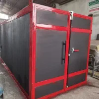 کوره کابین سایکلون رنگپاش رنگ پودری