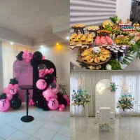 بادکنک آرایی، گل آرایی و فینگر فود