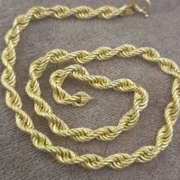 گردنبندطلای طنابی