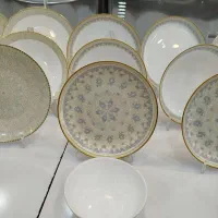 سرویس آرکوپال پارس اوپال گلدن ۶نفره طرحهای جدید|ظروف سرو و پذیرایی|قم, نیروگاه|دیوار