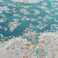 فرش ۱۲۰۰ شانه باغ گل در «فرش ایرانی»