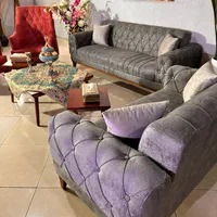 مبل راحتی چستر کلاسیک با کیفیت بالا شرکتی 7 نفره|مبلمان خانگی و میز عسلی|تهران, اتحاد|دیوار