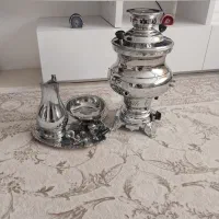 سماور آکبند 7 لیتری برند ابریشم|سماور، چای‌ساز، قهوه‌ساز|تهران, بهارستان|دیوار