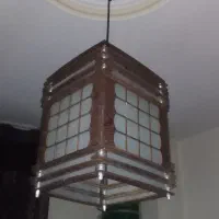 یک عدد لوستر چوبی قیمت ۵۰۰هزار