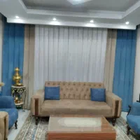 پرده حریر سفید بدون کناره