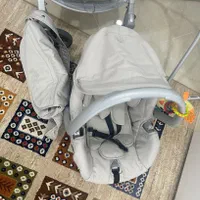 ست ۵ تکه کالسکه برند کم ایتالیا (cam)|کالسکه و لوازم جانبی|کیش, |دیوار