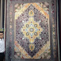 فرش ماکان سرمهای۱۲۰۰شانه فرش نسل جوان|فرش|دزفول, |دیوار