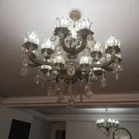 یک عدد لوستر برنزی ۱۵ شعله