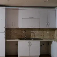 کابینت ام دی اف سفید  سرویس کامل