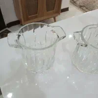 پارچ فرانسه دوعدد به همراه دوعدد جایخی فرانسه|ظروف سرو و پذیرایی|مشهد, توس (بلوار توس)|دیوار