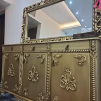 میز و آیینه کنسولی|بوفه، ویترین، کنسول|تهران, استاد معین|دیوار