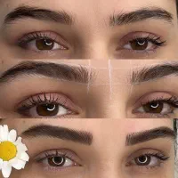 مدل میکروابرو و شید لب