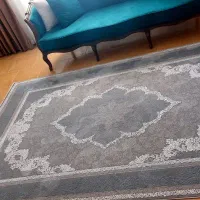 فرش ۱۲۰۰شانه برجسته طوسی