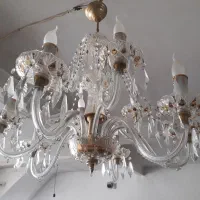 لوستر ۱۰ شاخه ی کریستال