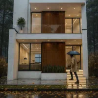 نقشه کشی ویلا طراحی سازه نما کلبه معماری ساختمان