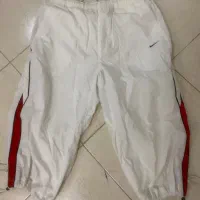 شلوارک ورزشی برند نایکی nike رنگ سفید سایز مدیوم